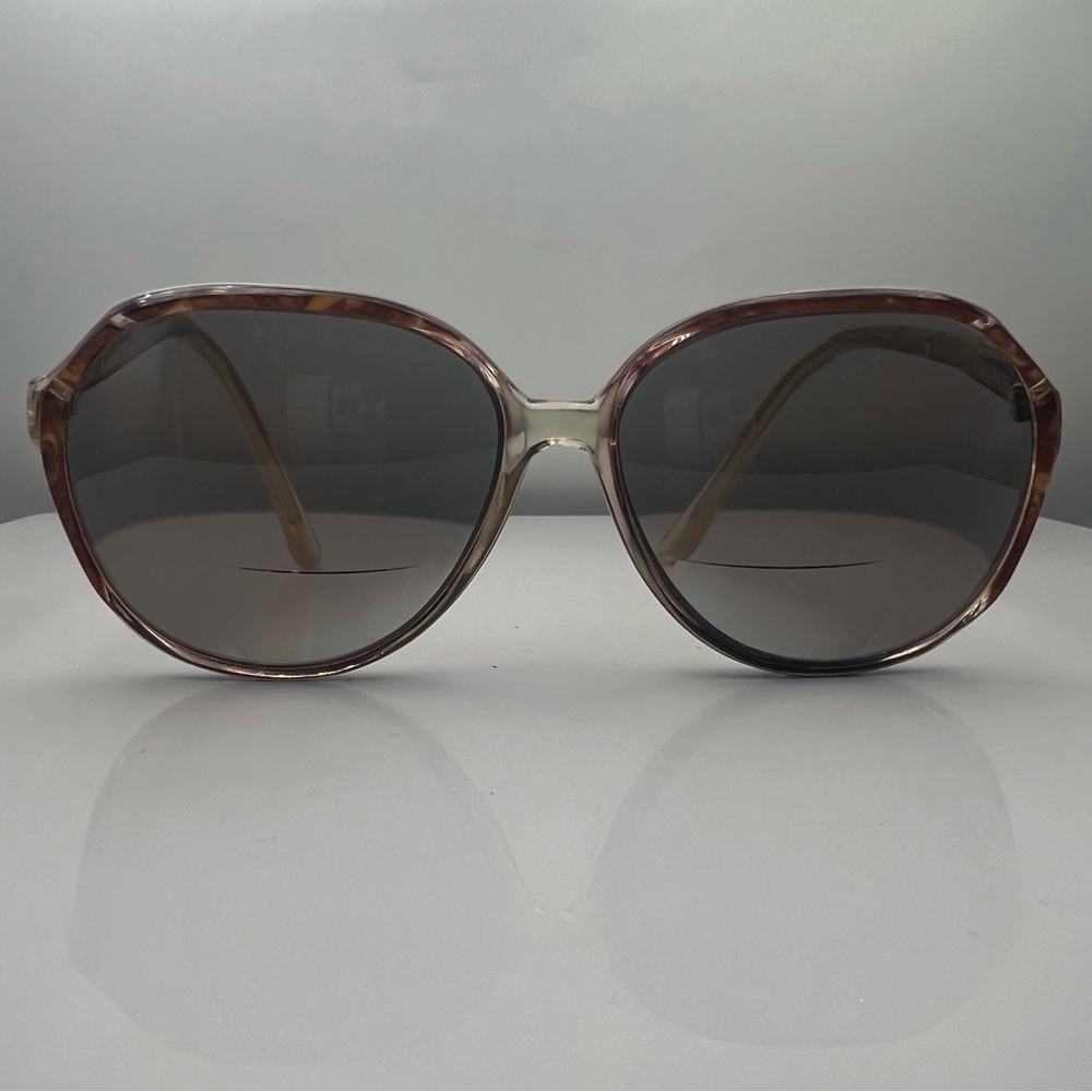 Vintage Boulevard Boutique 2102 Brown Translucent Oval Sunglasses Frames